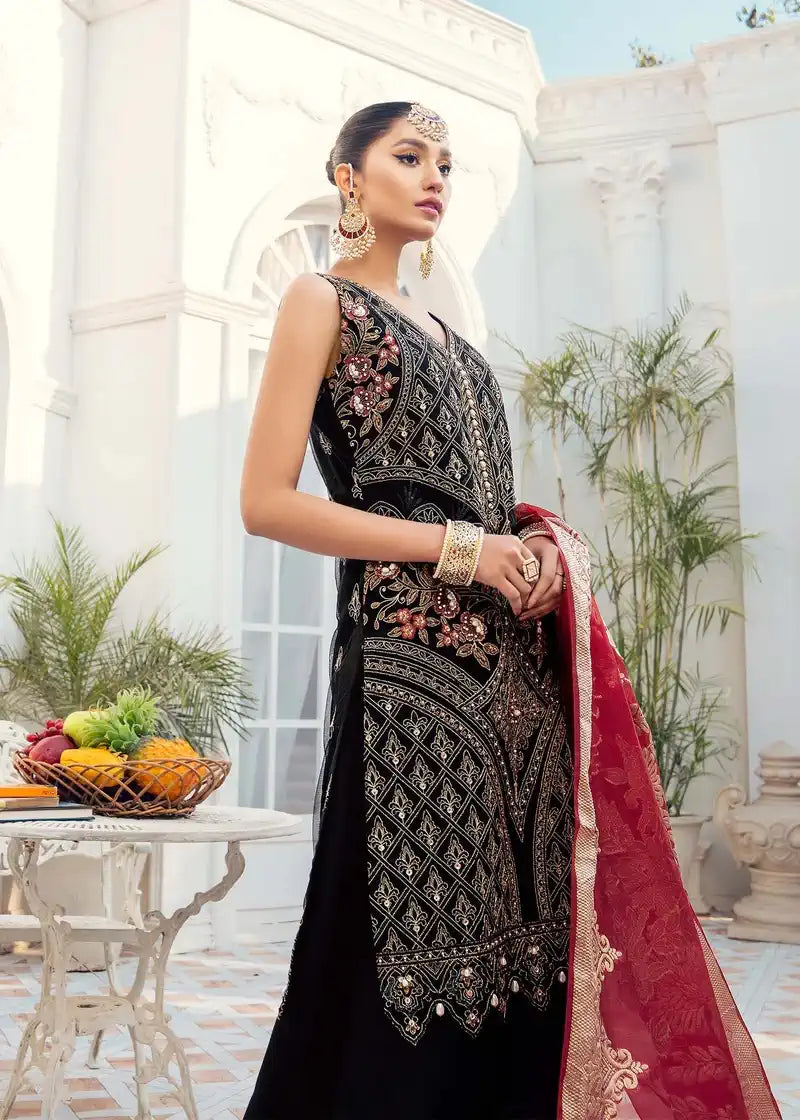 Akbar Aslam | Libas-e-Khas | Garnet - by - Libasekhas UK - Registered Vendor of : Akbar Aslam - 100% Original Designer Dresss