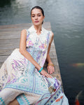 Roheenaz | Garden Veal Printed Lawn 25 | Bloom Glimmer - by - Libasekhas UK - Registered Vendor of : Roheenaz - 100% Original Designer Dresss