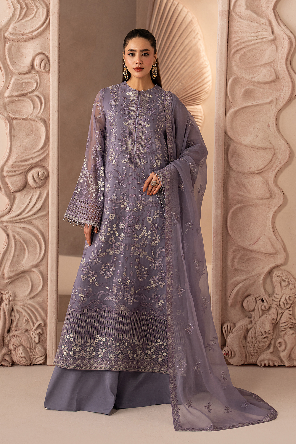 Lavish Premium | Izhare Muhabbat | Purple Grace - by Libasekhas UK - Registered Vendor of : Lavish Premium - 100% Original Designer Dress
