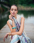 Roheenaz | Garden Veal Printed Lawn 25 | Bloom Glimmer - by - Libasekhas UK - Registered Vendor of : Roheenaz - 100% Original Designer Dresss