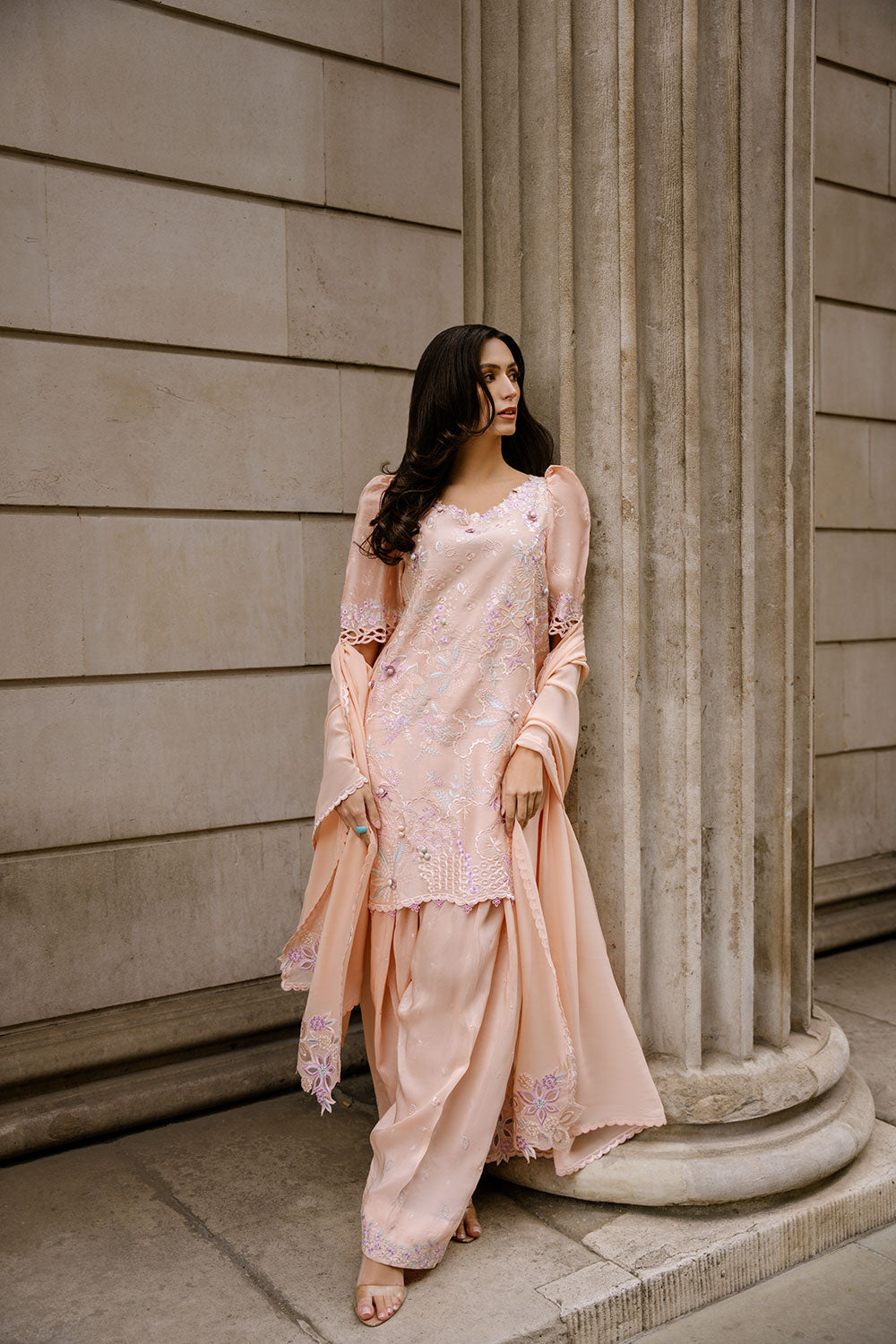 Sobia Nazir | Nimr 26 | Rose - by Libasekhas UK - Registered Vendor of : Sobia Nazir - 100% Original Designer Dress