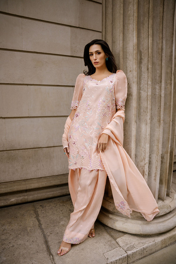 Sobia Nazir | Nimr 26 | Rose - by Libasekhas UK - Registered Vendor of : Sobia Nazir - 100% Original Designer Dress
