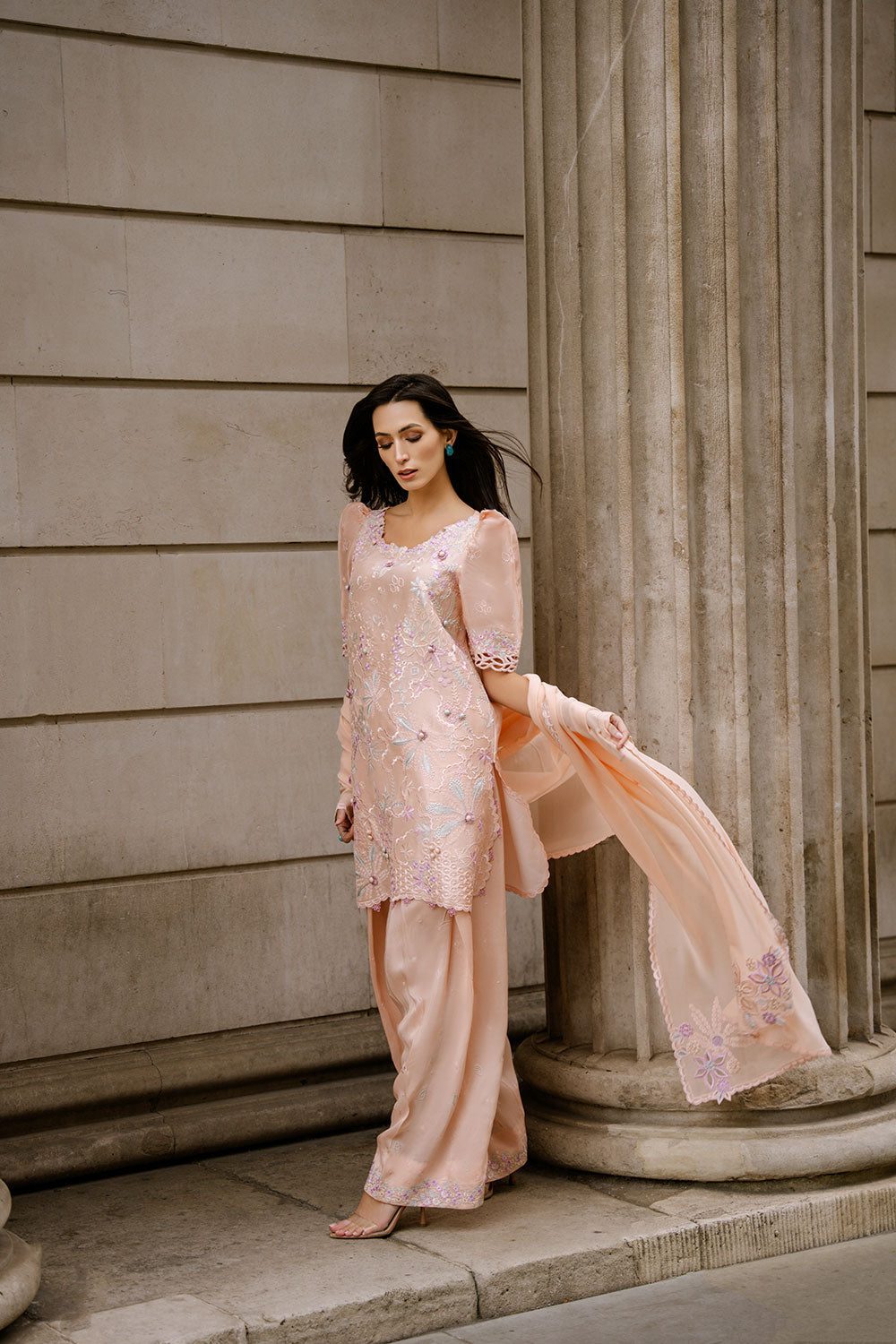 Sobia Nazir | Nimr 26 | Rose - by Libasekhas UK - Registered Vendor of : Sobia Nazir - 100% Original Designer Dress