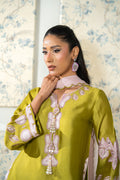 Wahaj M Khan | Lra Eid Collection 26 | Parrot Gharara Set - by Libasekhas UK - Registered Vendor of : Wahaj M Khan - 100% Original Designer Dress