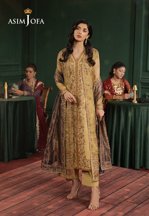 Asim Jofa | Premium Festive | AJPF-26 - by - Libasekhas UK - Registered Vendor of : Asim Jofa - 100% Original Designer Dresss