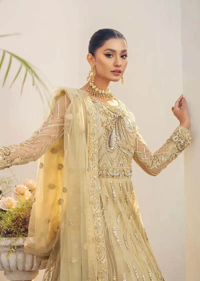 Akbar Aslam | Libas-e-Khas | Citrine - by - Libasekhas UK - Registered Vendor of : Akbar Aslam - 100% Original Designer Dresss