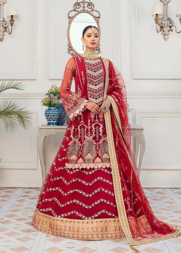 Akbar Aslam | Libas-e-Khas | Carnelian - by - Libasekhas UK - Registered Vendor of : Akbar Aslam - 100% Original Designer Dresss