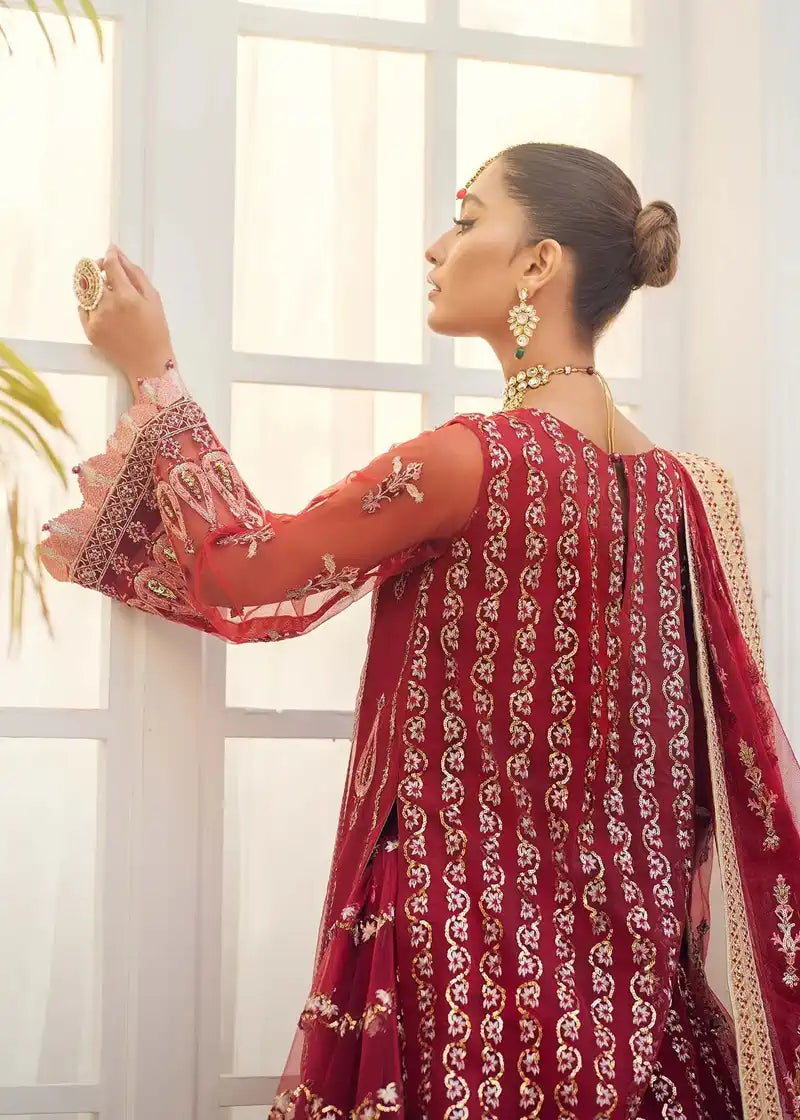 Akbar Aslam | Libas-e-Khas | Carnelian - by - Libasekhas UK - Registered Vendor of : Akbar Aslam - 100% Original Designer Dresss