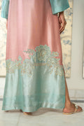Wahaj M Khan | Lra Eid Collection 26 | Pink Ferozi Kaftan Suit - by Libasekhas UK - Registered Vendor of : Wahaj M Khan - 100% Original Designer Dress