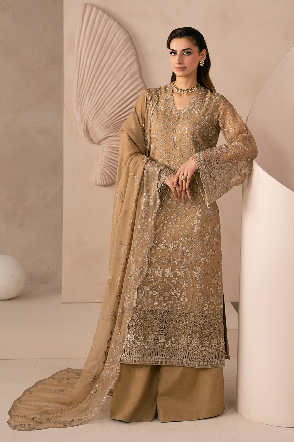 Lavish Premium | Izhare Muhabbat | Golden Charm - by Libasekhas UK - Registered Vendor of : Lavish Premium - 100% Original Designer Dress