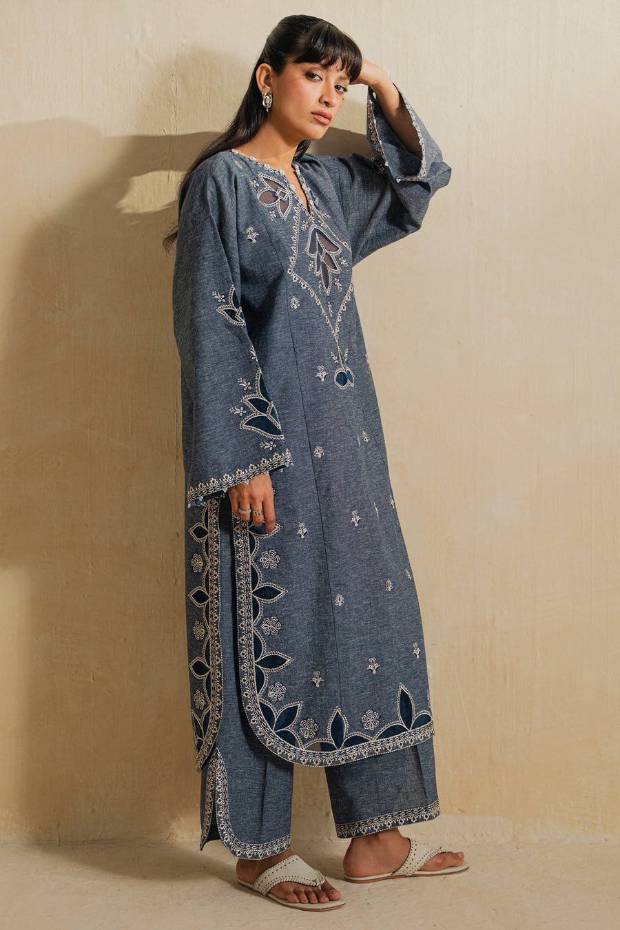Elan | Indigene Pret | SAHAR (ERW-21579) - by Libasekhas UK - Registered Vendor of : Elan - 100% Original Designer Dress