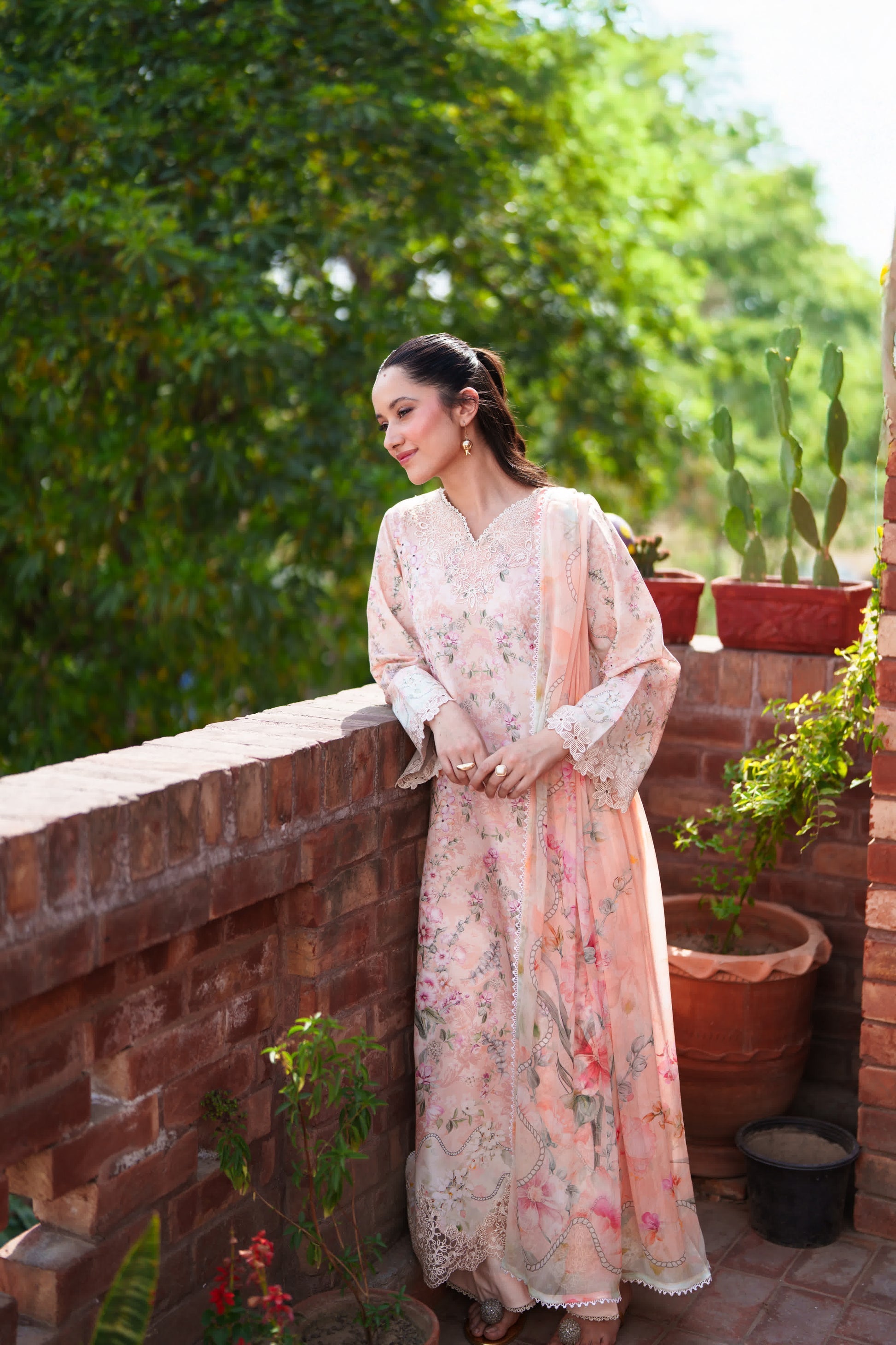 Neeshay | Summer Lines | PEACHLINE - by Libasekhas - Registered Vendor of : Neeshay - 100% Original Designer Dress