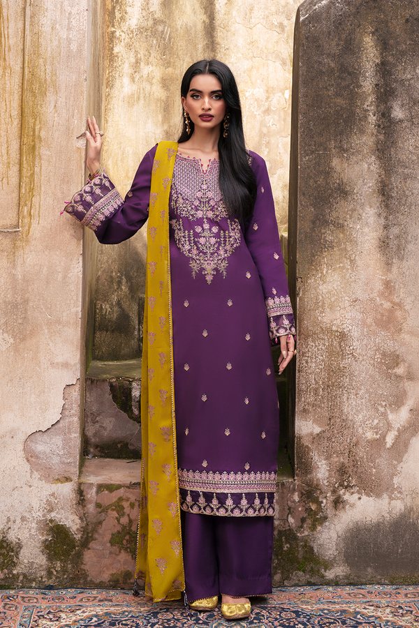 Saad Shaikh | Zaria Festive Pret 25 | RAVEN - by Libasekhas UK - Registered Vendor of : Saad Shaikh - 100% Original Designer Dress