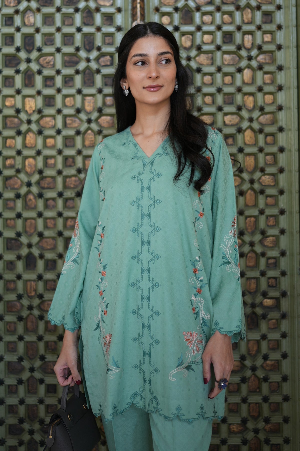 Sahar | Ready to Wear Basics | Teal Oasis - by - Libasekhas UK - Registered Vendor of : Sahar - 100% Original Designer Dresss