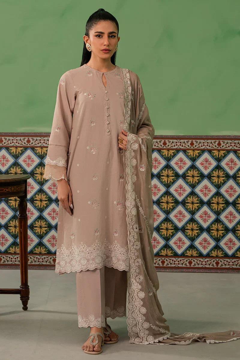 Cross Stitch | Mahiri Embroidered Collection | SUMMER BLOOM - by - Libasekhas UK - Registered Vendor of : Cross Stitch - 100% Original Designer Dresss