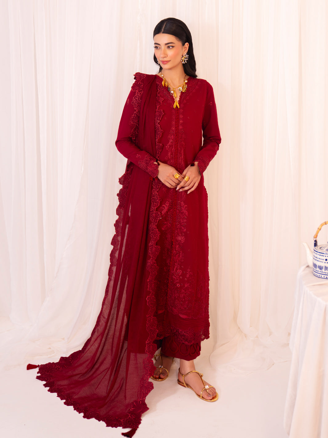 Faiza Faisal | Celine Eid 25 | MAREN - by - Libasekhas UK - Registered Vendor of : Faiza Faisal - 100% Original Designer Dresss