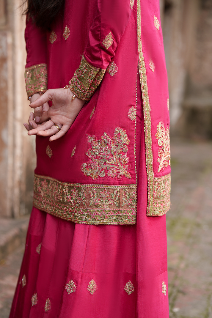 Saad Shaikh | Zaria Festive Pret 25 | CELESTE - by Libasekhas UK - Registered Vendor of : Saad Sheikh - 100% Original Designer Dress