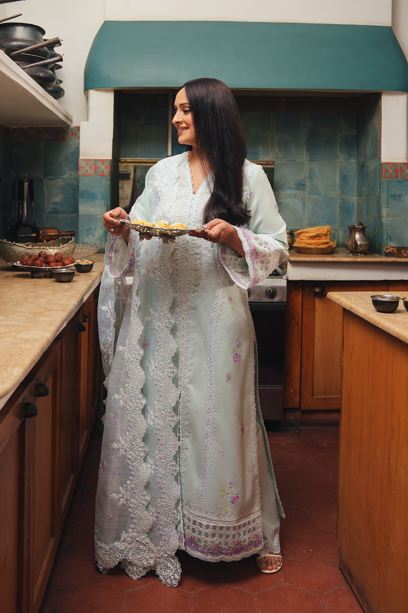 Afrozeh | Sheer Khurma Eid Pret 26 | CHAM CHAM - by Libasekhas UK - Registered Vendor of : Afrozeh - 100% Original Designer Dress