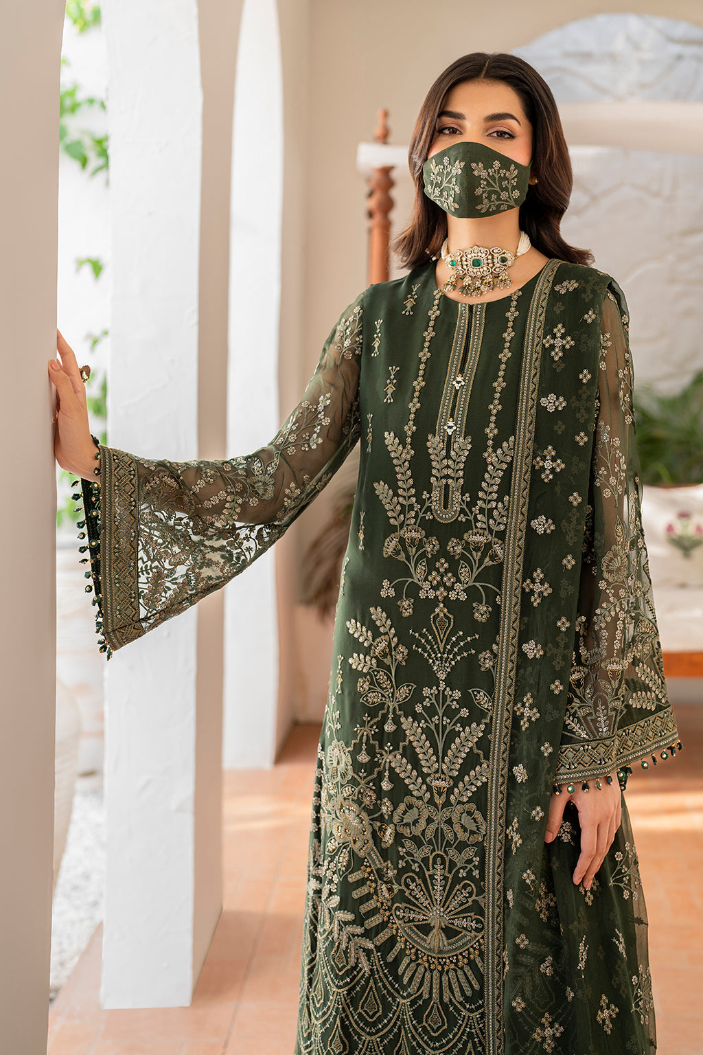 Flossie | Naqsh Formals | S-1401 - by - Libasekhas UK - Registered Vendor of : Flossie - 100% Original Designer Dresss