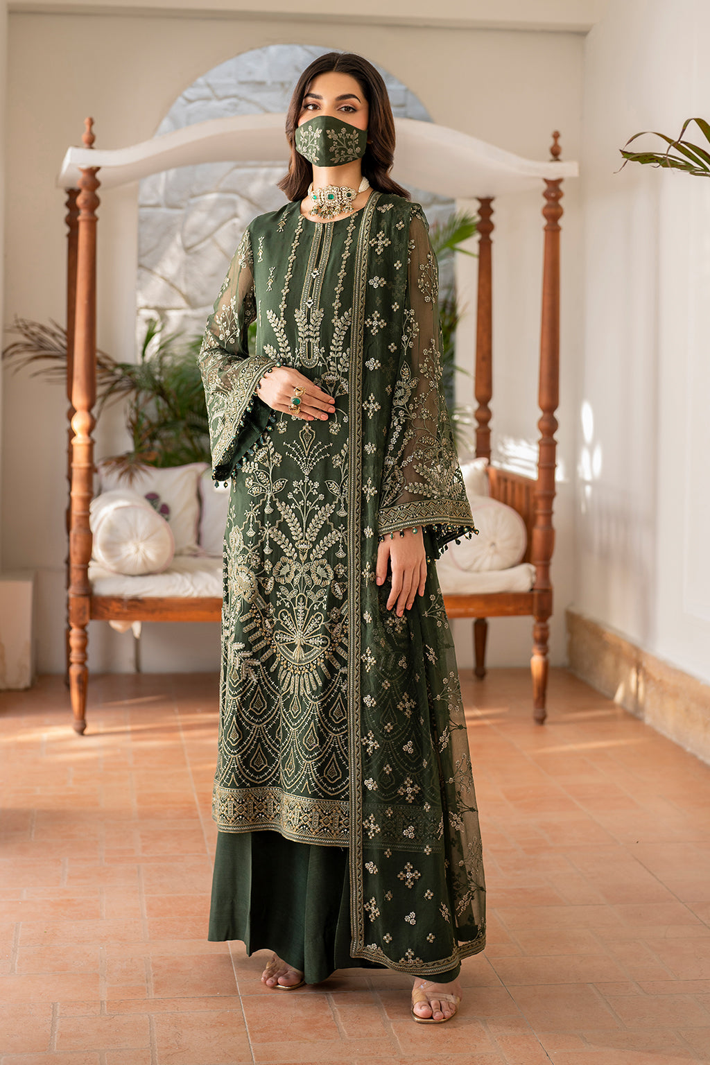 Flossie | Naqsh Formals | S-1401 - by - Libasekhas UK - Registered Vendor of : Flossie - 100% Original Designer Dresss