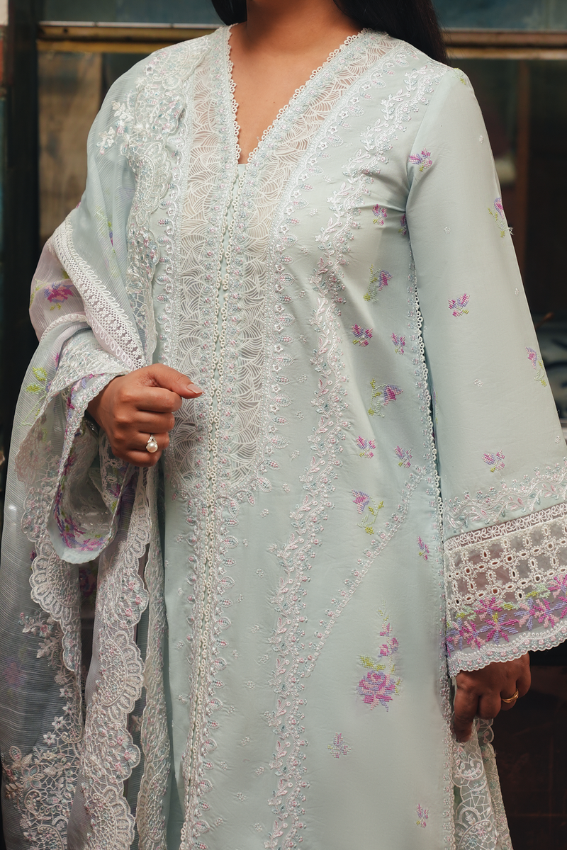 Afrozeh | Sheer Khurma Eid Pret 26 | CHAM CHAM - by Libasekhas UK - Registered Vendor of : Afrozeh - 100% Original Designer Dress
