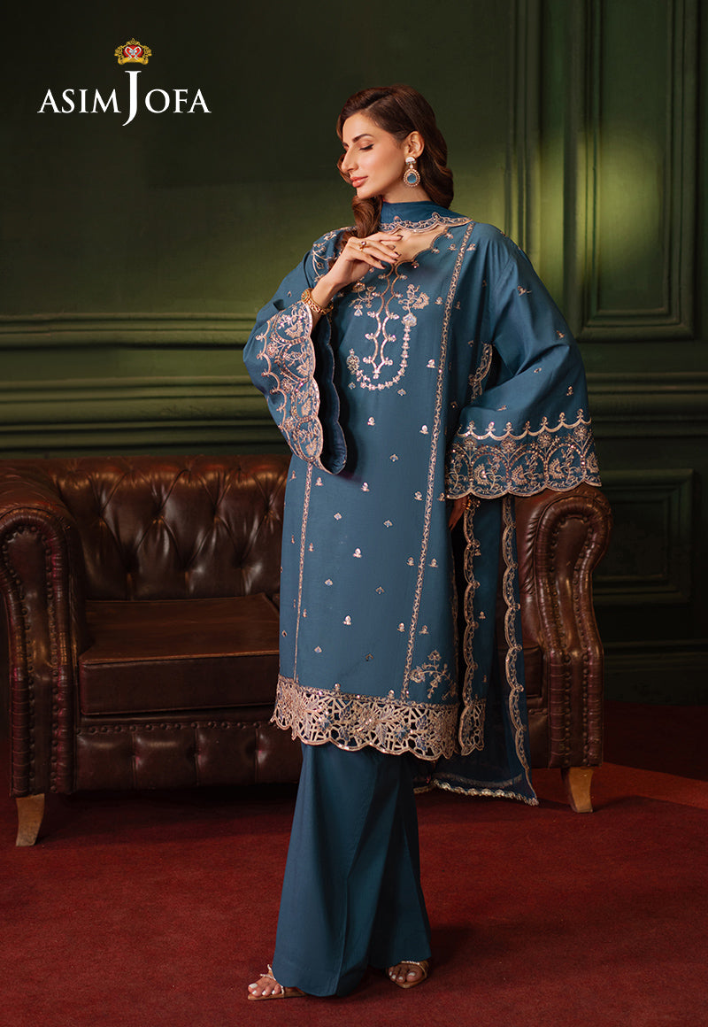 Asim Jofa | Premium Festive | AJPF-10 - by - Libasekhas UK - Registered Vendor of : Asim Jofa - 100% Original Designer Dresss