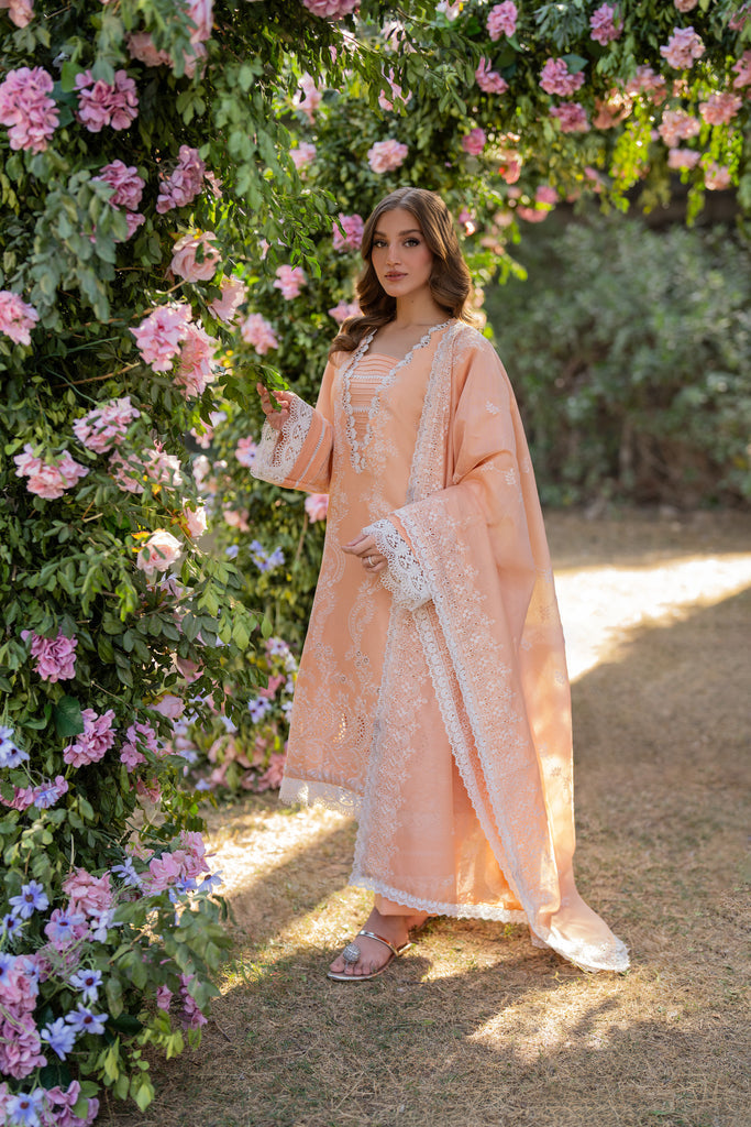 Florent | Chikankari Eid 25 | FLC-1B - by - Libasekhas UK - Registered Vendor of : Florent - 100% Original Designer Dresss
