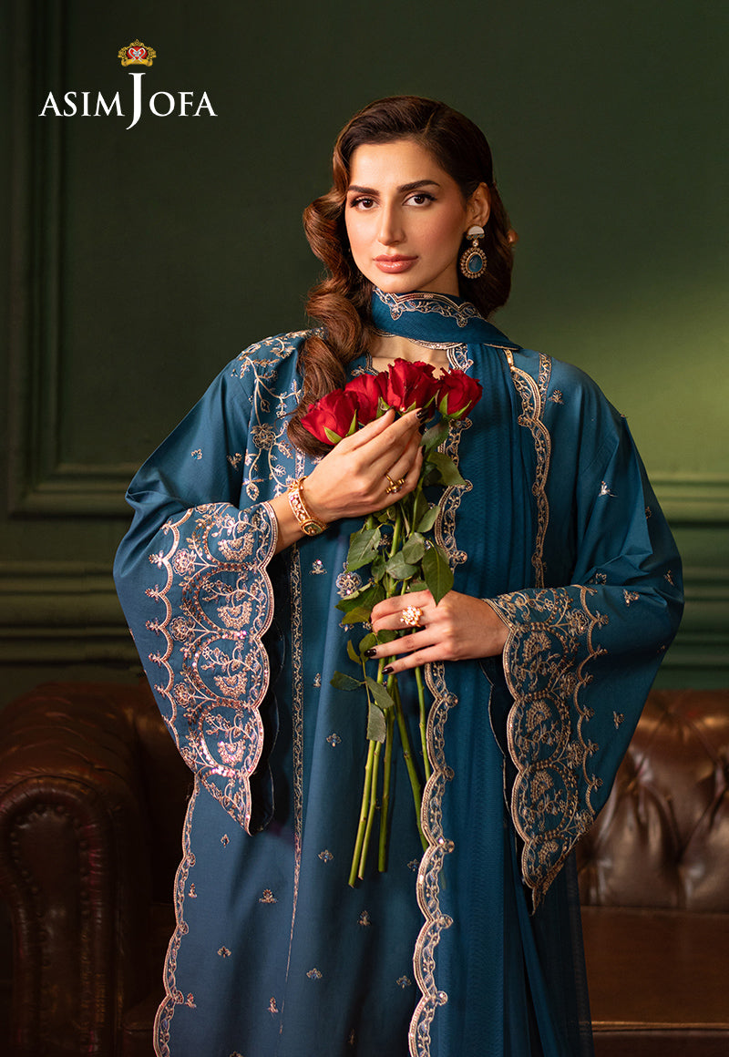 Asim Jofa | Premium Festive | AJPF-10 - by - Libasekhas UK - Registered Vendor of : Asim Jofa - 100% Original Designer Dresss