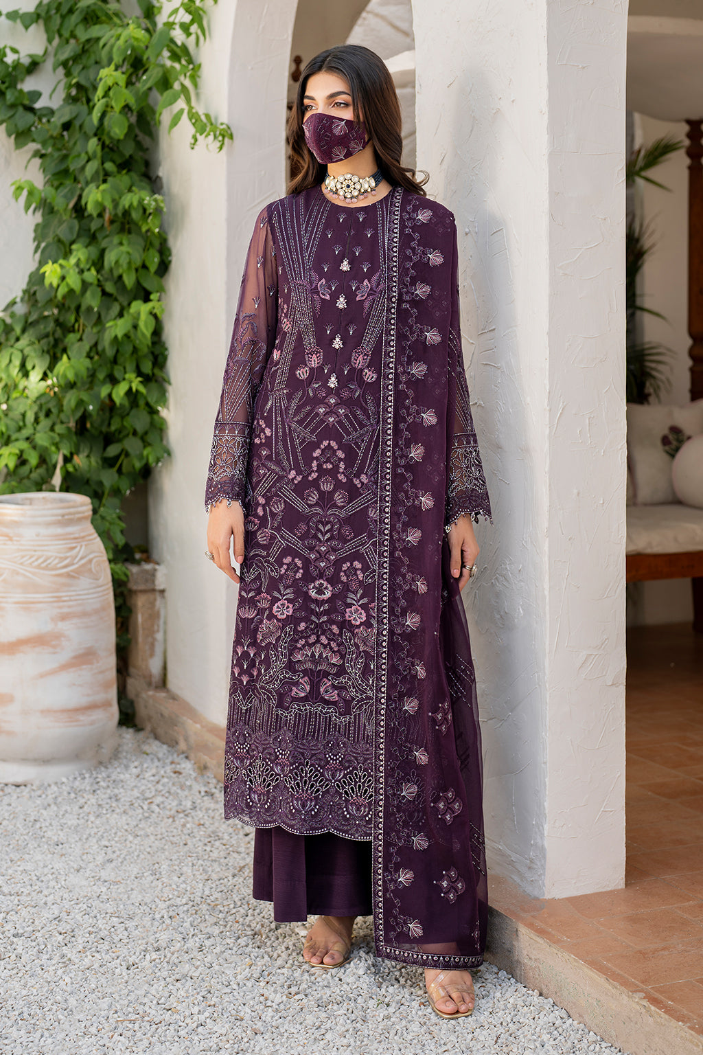 Flossie | Naqsh Formals | S-1409 - by - Libasekhas UK - Registered Vendor of : Flossie - 100% Original Designer Dresss