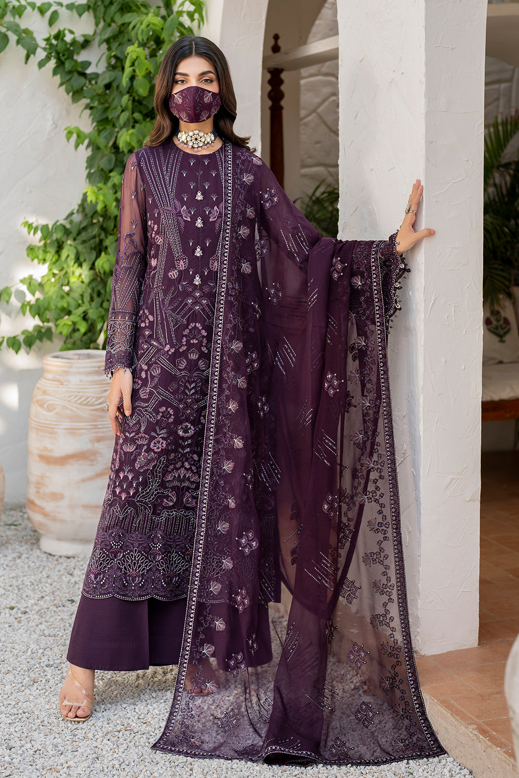 Flossie | Naqsh Formals | S-1409 - by - Libasekhas UK - Registered Vendor of : Flossie - 100% Original Designer Dresss