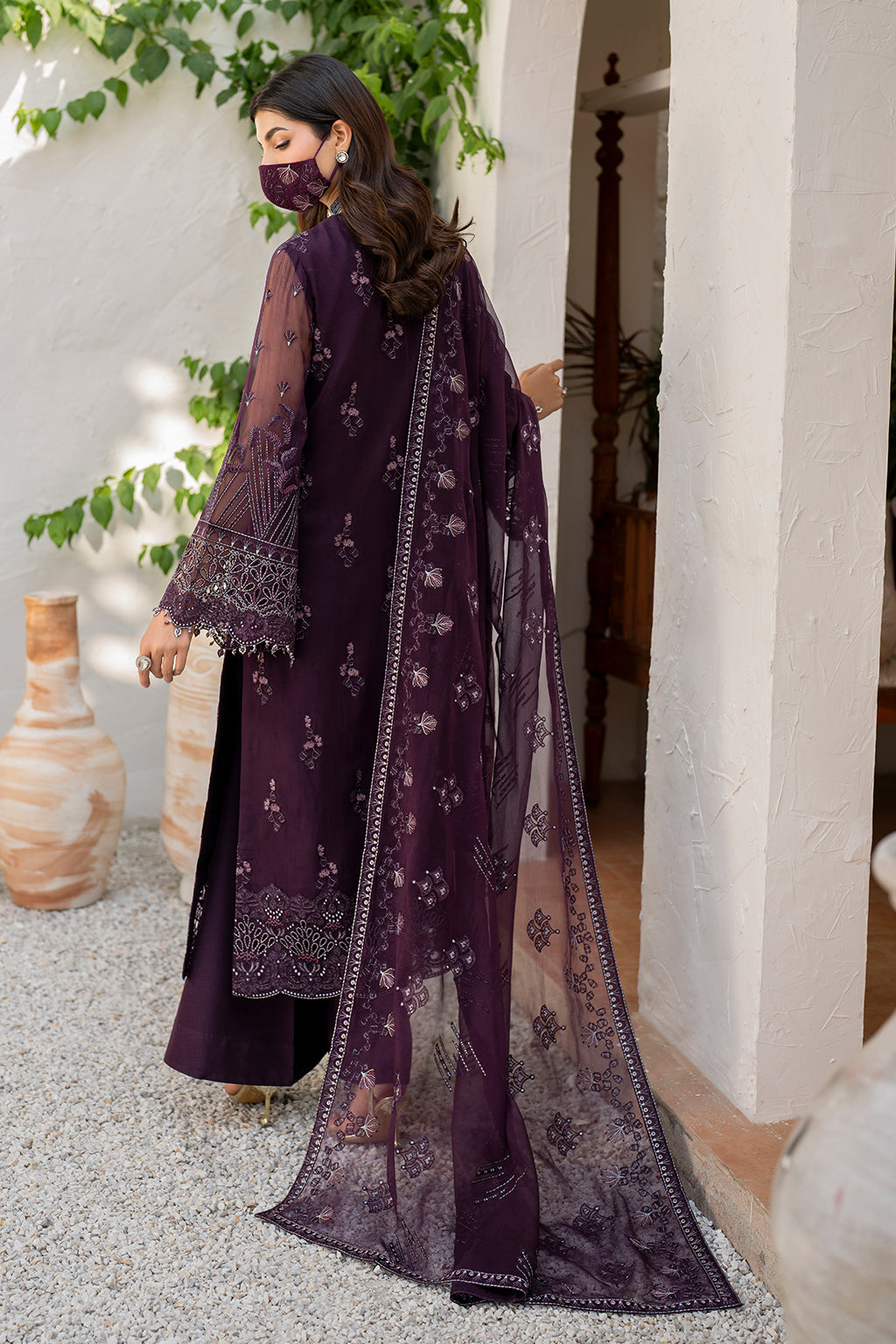 Flossie | Naqsh Formals | S-1409 - by - Libasekhas UK - Registered Vendor of : Flossie - 100% Original Designer Dresss