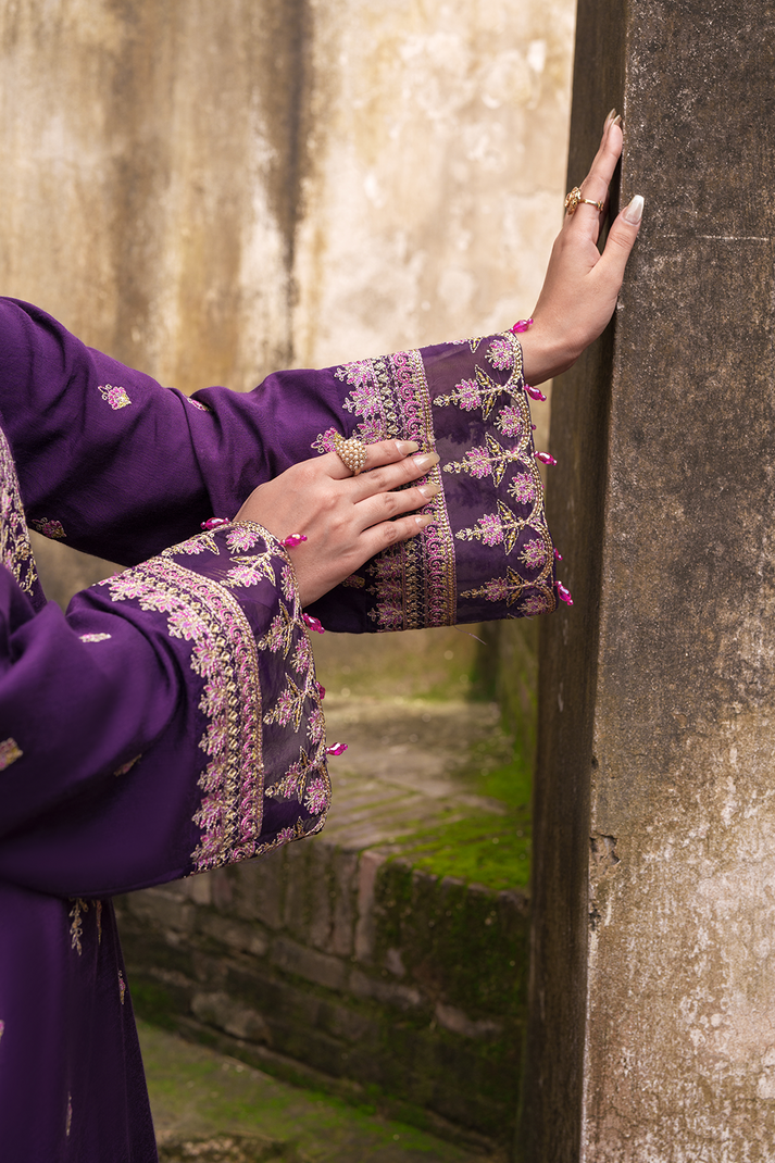 Saad Shaikh | Zaria Festive Pret 25 | RAVEN - by Libasekhas UK - Registered Vendor of : Saad Shaikh - 100% Original Designer Dress