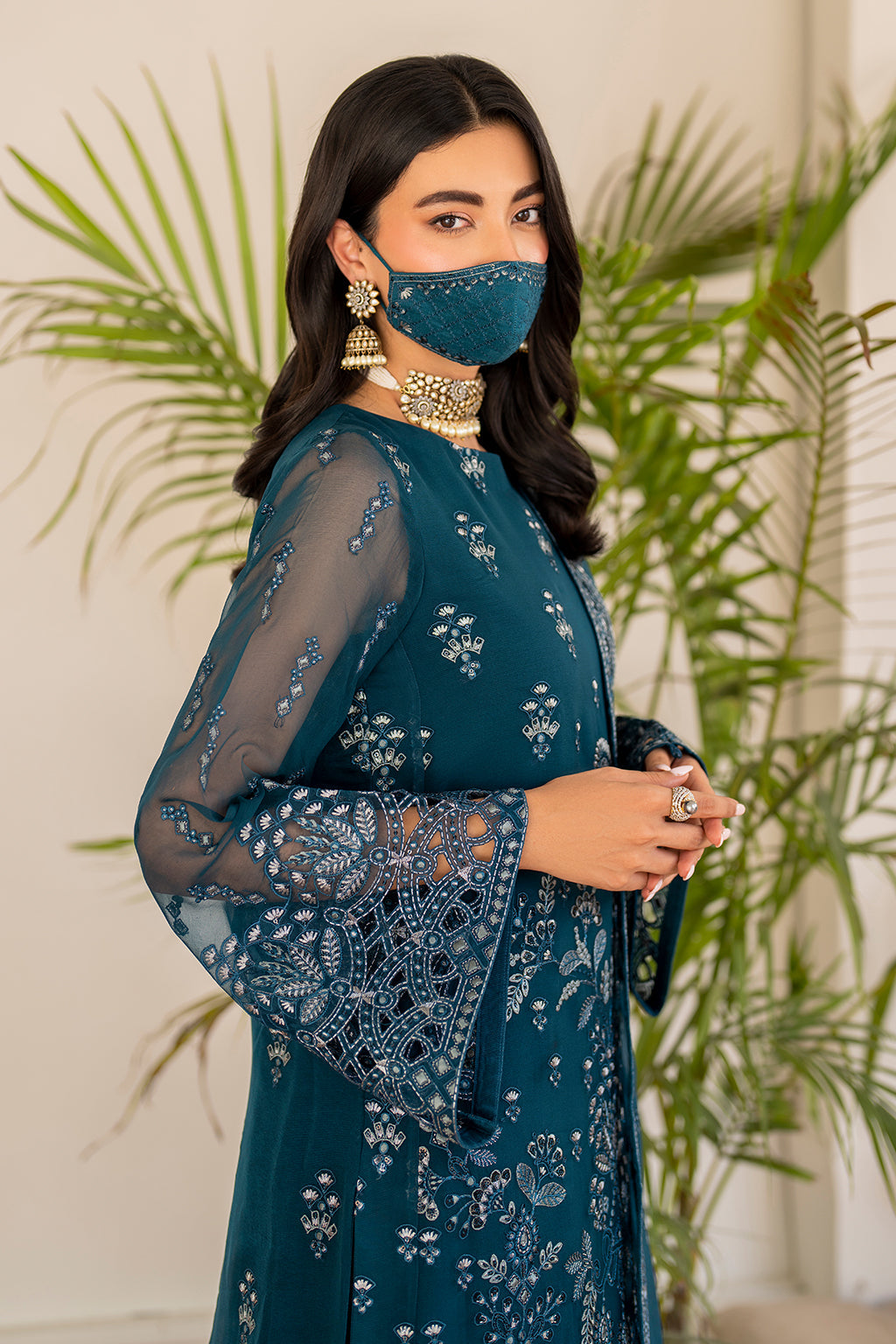 Flossie | Naqsh Formals | S-1410 - by - Libasekhas UK - Registered Vendor of : Flossie - 100% Original Designer Dresss