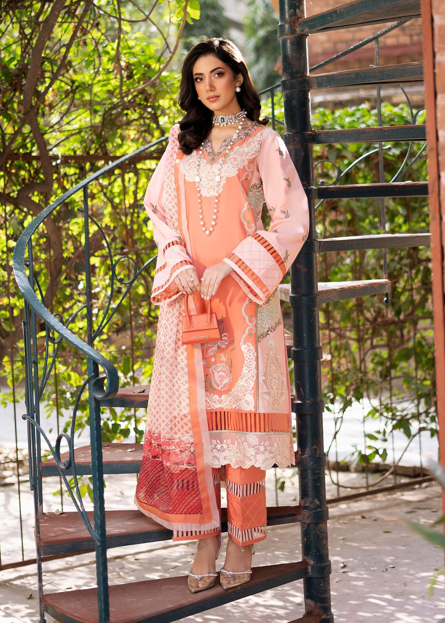 Fozia Khalid | Blossom Festive Lawn 25 | Zinnia - by - Libasekhas UK - Registered Vendor of : Fozia Khalid - 100% Original Designer Dresss