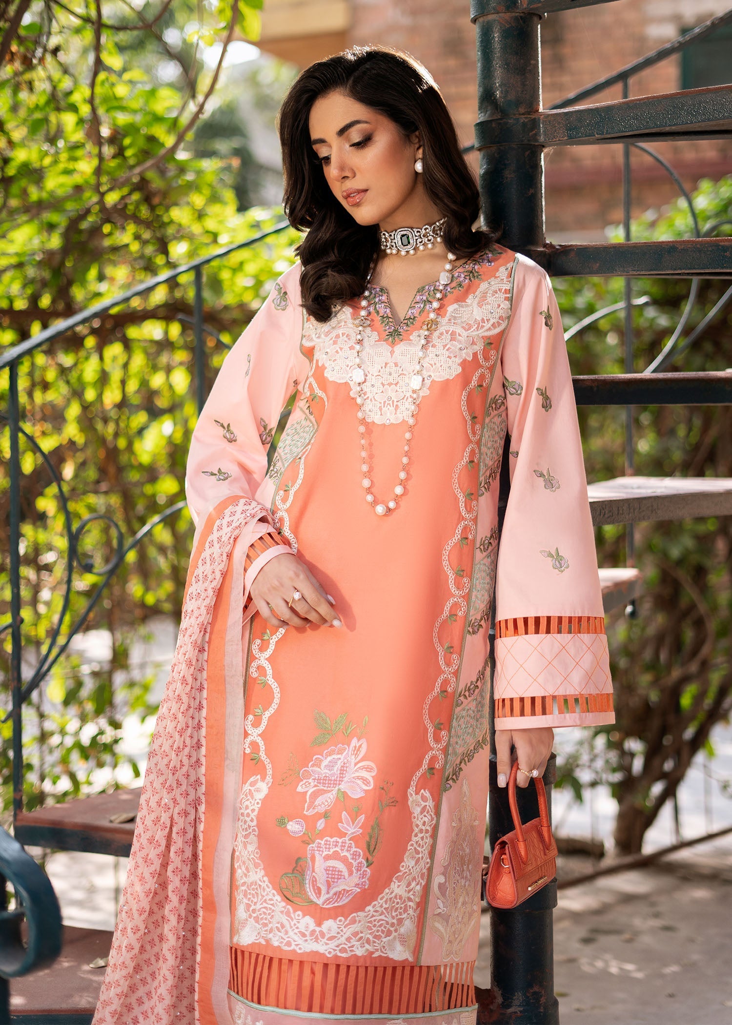 Fozia Khalid | Blossom Festive Lawn 25 | Zinnia - by - Libasekhas UK - Registered Vendor of : Fozia Khalid - 100% Original Designer Dresss