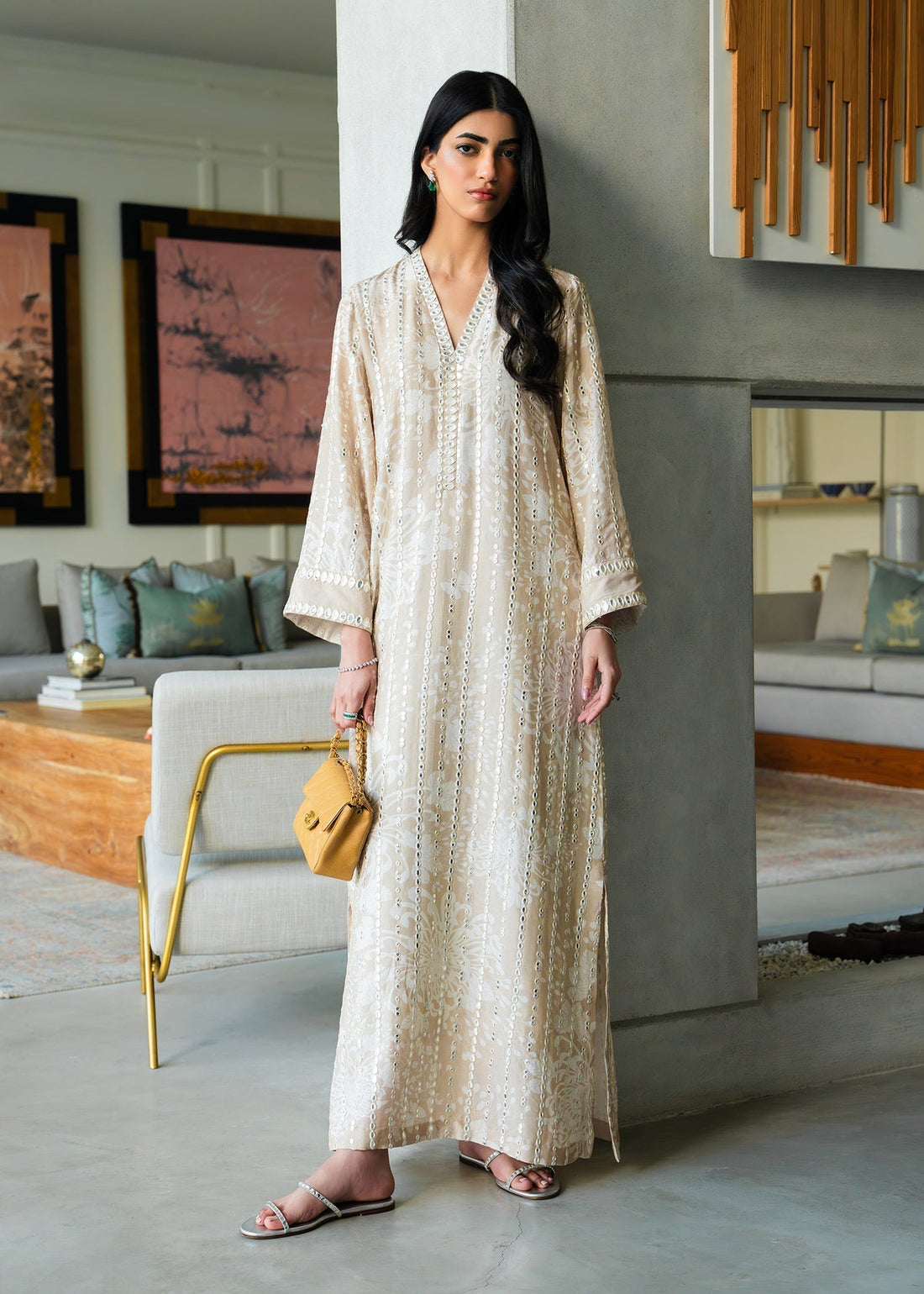 Mahgul | Mahsa Formals | Moonlit Sand - by Libasekhas UK - Registered Vendor of : Mahgul - 100% Original Designer Dress