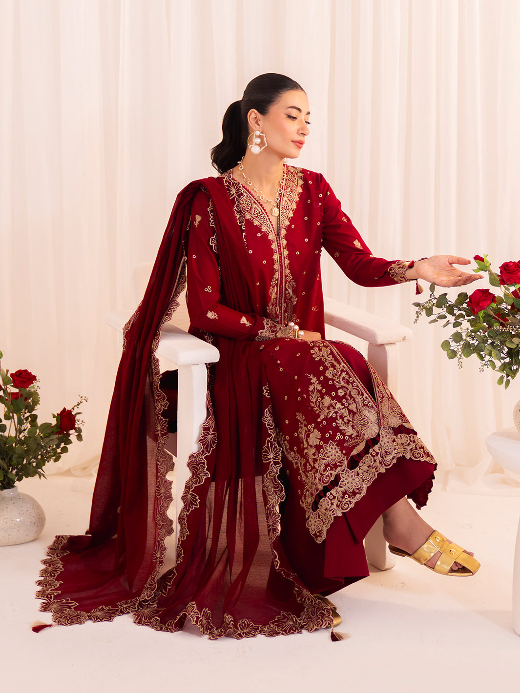 Faiza Faisal | Celine Eid 25 | ELINA - by - Libasekhas UK - Registered Vendor of : Faiza Faisal - 100% Original Designer Dresss