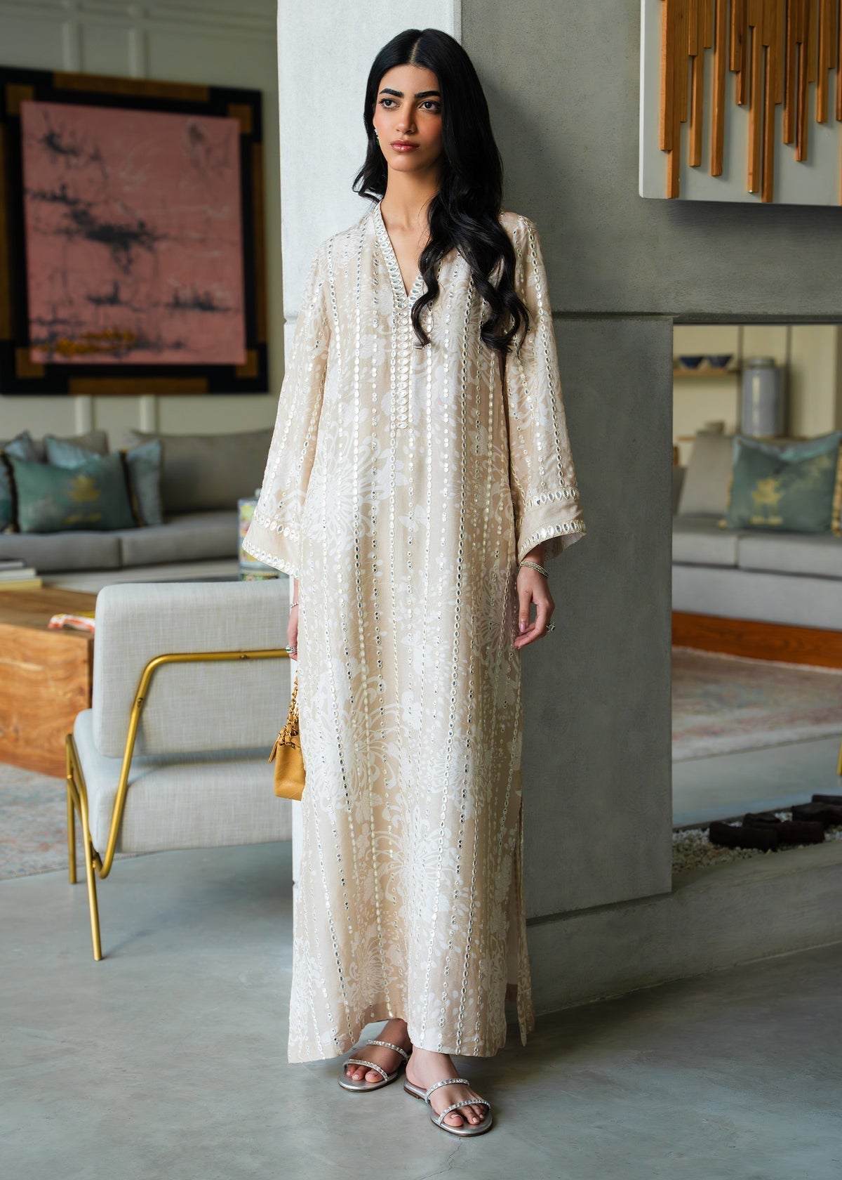 Mahgul | Mahsa Formals | Moonlit Sand - by Libasekhas UK - Registered Vendor of : Mahgul - 100% Original Designer Dress
