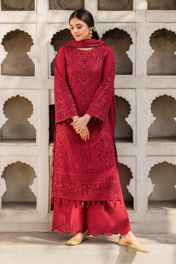 Imrozia Premium | Meeras Luxury Eid 25 | I-219 RUBY - by - Libasekhas UK - Registered Vendor of : Imrozia Premium - 100% Original Designer Dresss