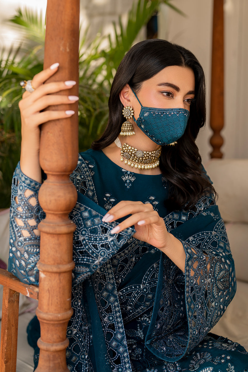 Flossie | Naqsh Formals | S-1410 - by - Libasekhas UK - Registered Vendor of : Flossie - 100% Original Designer Dresss
