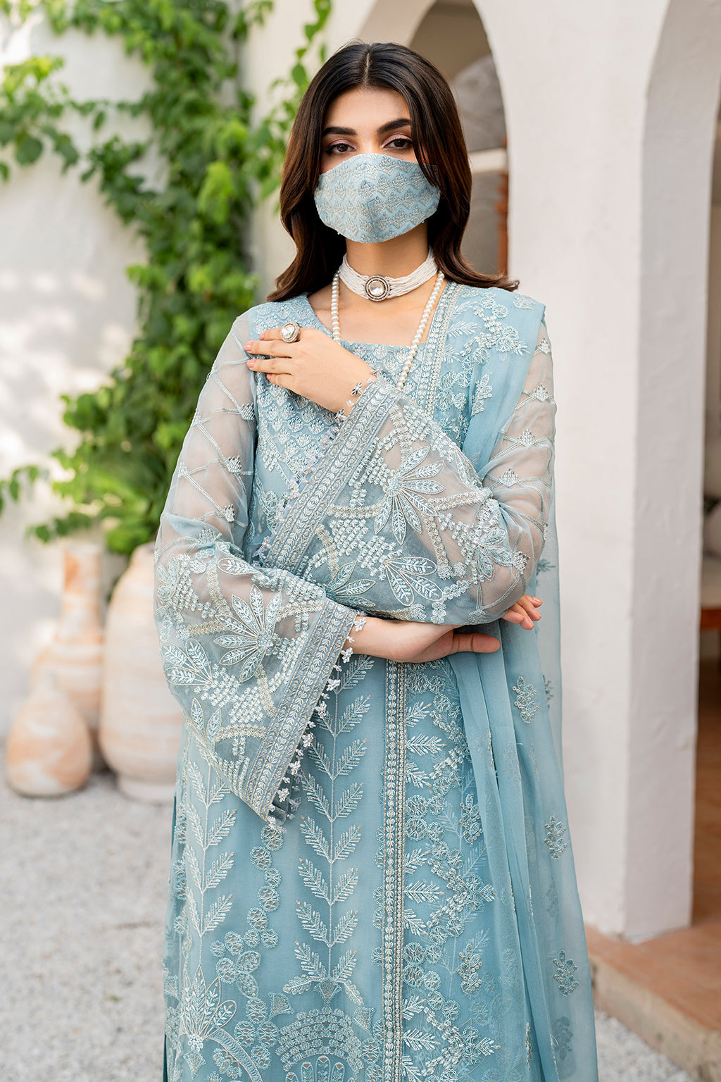 Flossie | Naqsh Formals | S-1405 (A) - by - Libasekhas UK - Registered Vendor of : Flossie - 100% Original Designer Dresss