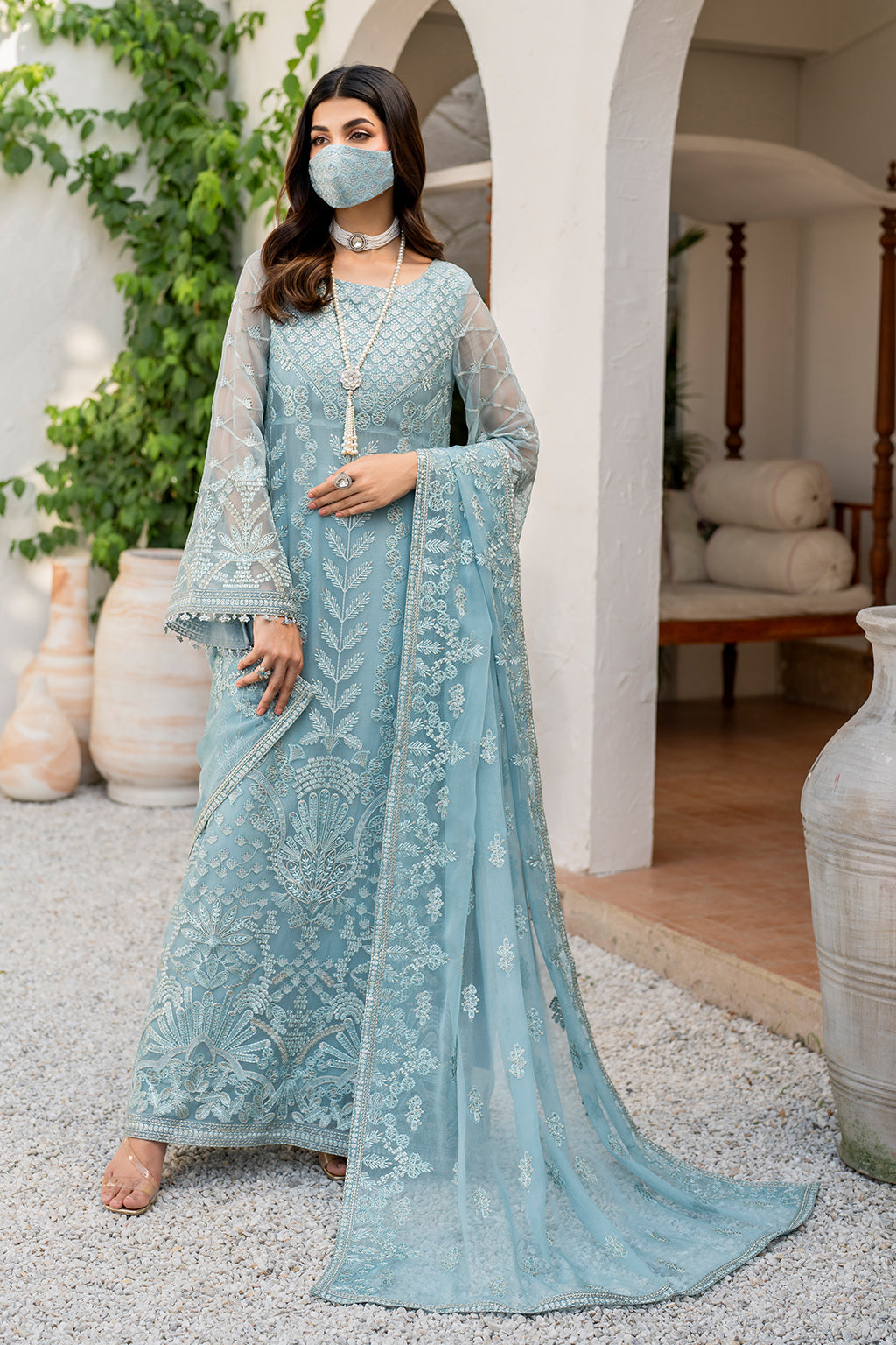Flossie | Naqsh Formals | S-1405 (A) - by - Libasekhas UK - Registered Vendor of : Flossie - 100% Original Designer Dresss