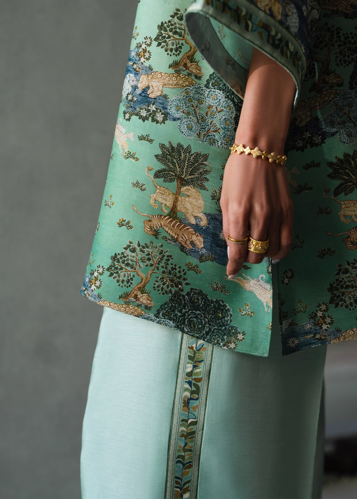 Mahgul | Mahsa Formals | Mint Whisper - by Libasekhas UK - Registered Vendor of : Mahgul - 100% Original Designer Dress