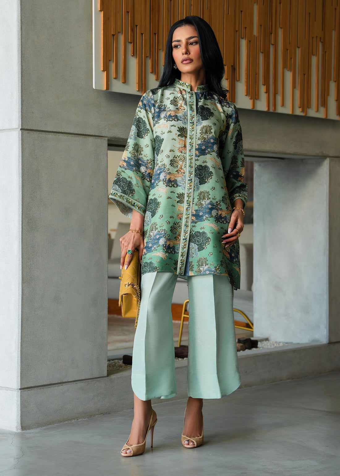 Mahgul | Mahsa Formals | Mint Whisper - by Libasekhas UK - Registered Vendor of : Mahgul - 100% Original Designer Dress