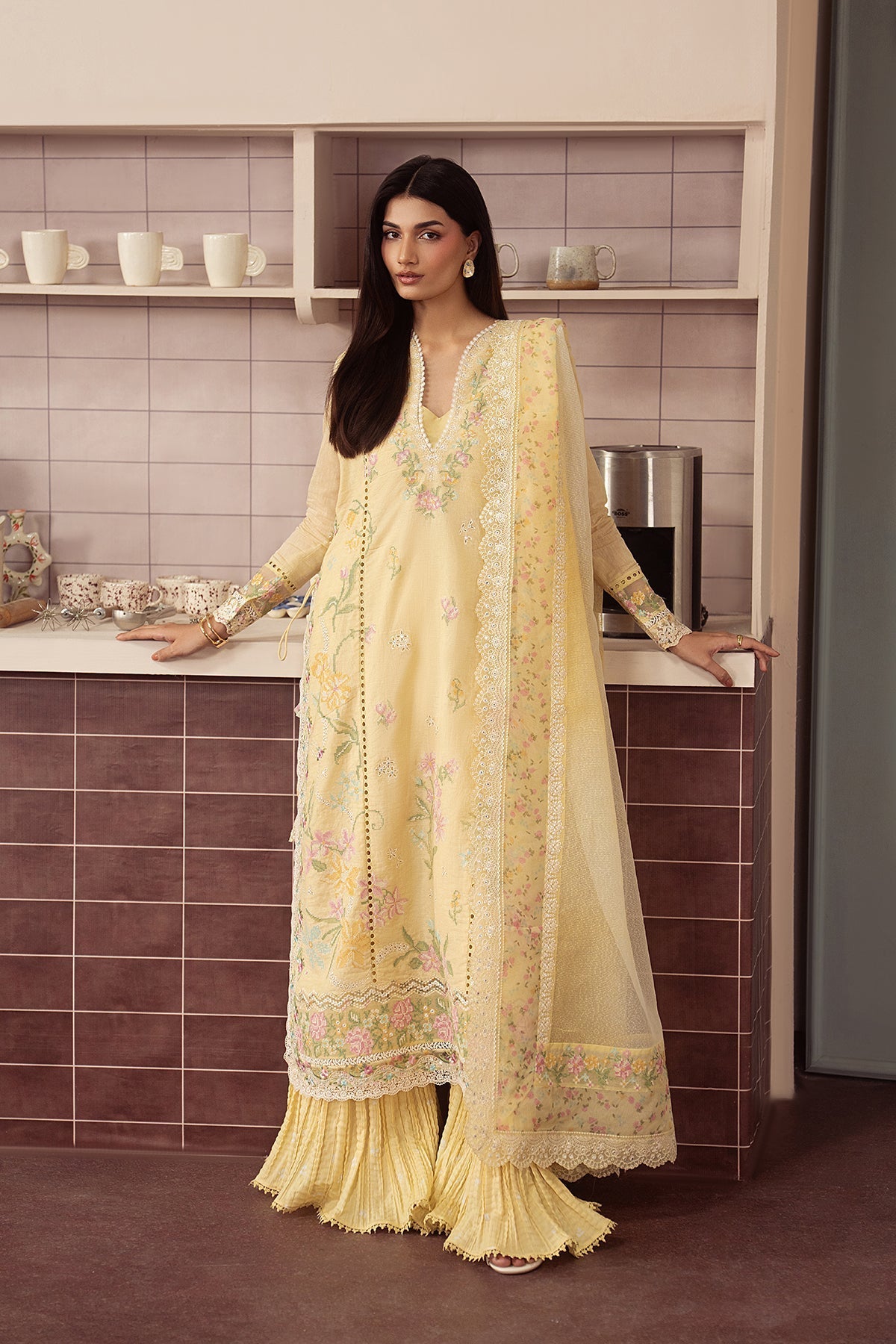 Ayzel | The Brewed 26 | Crema - by Libasekhas UK - Registered Vendor of : Ayzel - 100% Original Designer Dress