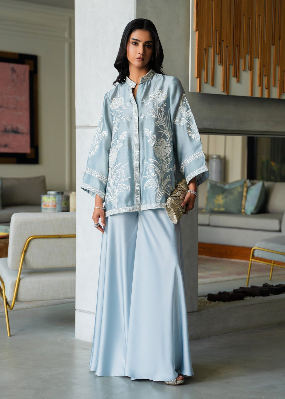 Mahgul | Mahsa Formals | Grey Mirage - by Libasekhas UK - Registered Vendor of : Mahgul - 100% Original Designer Dress