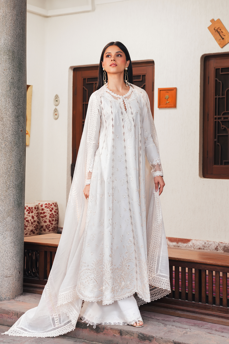 Afrozeh | Sheer Khurma Eid Pret 26 | KAJU NOOR - by Libasekhas UK - Registered Vendor of : Afrozeh - 100% Original Designer Dress