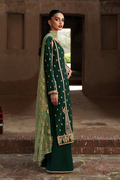 Saad Shaikh | Zaria Festive Pret 25 | EMERALD - by Libasekhas UK - Registered Vendor of : Saad Shaikh - 100% Original Designer Dress