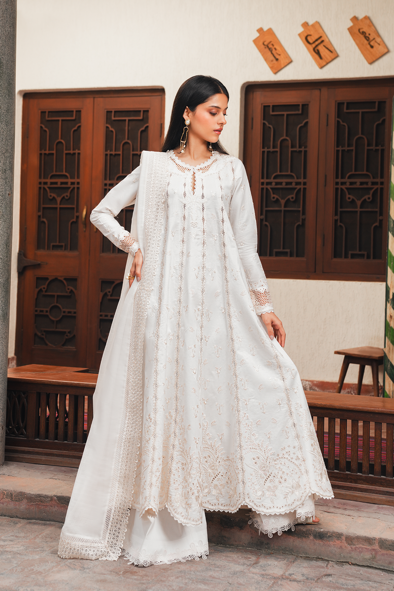 Afrozeh | Sheer Khurma Eid Pret 26 | KAJU NOOR - by Libasekhas UK - Registered Vendor of : Afrozeh - 100% Original Designer Dress