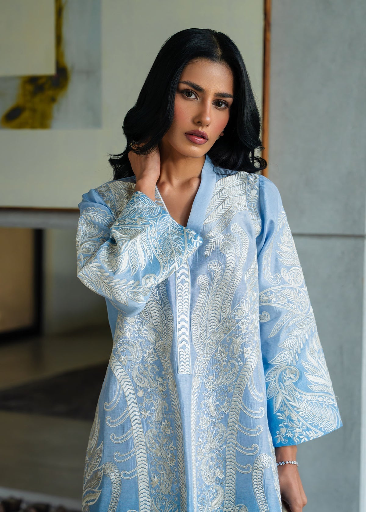 Mahgul | Mahsa Formals | Sky Whisper - by Libasekhas UK - Registered Vendor of : Mahgul - 100% Original Designer Dress